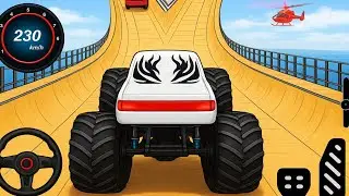 Monster Truck Mega Ramp Stunts | Extreme Jumps & Crashes | Android Gameplay