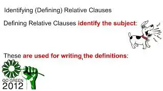 Identifying vs Non-Identifying Relative Clauses