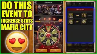 Spend Gold On Right Place To Increase Stats Fast ! Mafia City 🧐