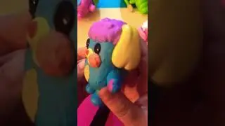 Close up look at the Blue Popples Funko pop! Sooo cute!
