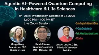 Agentic AI&ndash;Powered Quantum Computing in Healthcare & Life Sciences