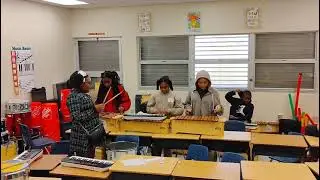Achieve Music students at Lake Stevens Elementary working on original music