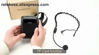 RETEKESS PR16R Megaphone Portable Voice Amplifier Microphone