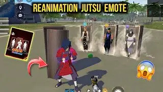 Reanimation Jutsu Emote Gameplay | Free Fire X Naruto Emote in Faded Wheel
