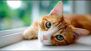 Playlist(cat purring) - Adorable Grey Cat Cuddles 🐾💖
