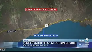 Body found in truck at bottom of cliff