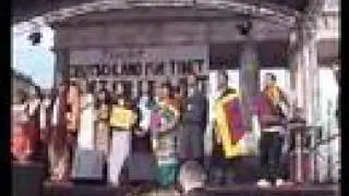 Dalai Lama in Berlin, Tibet National Anthem