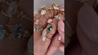 Blue, Pink, and Green Diamond Engagement Rings