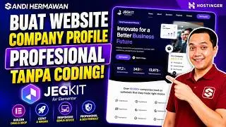 Cara Membuat Website Company Profile Dengan Wordpress, Jeg Kit Elementor dan Hosting dari Hostinger