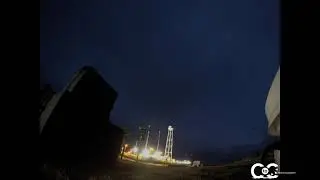 Time-lapse of NG-13 on the pad after scrub number two