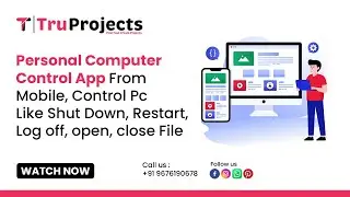 personal computer control app from mobile,control pc like shutdown,restart , logoff,open,close file