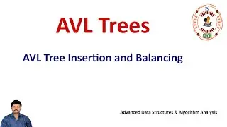 AVL Tree Insertion || Advanced Data Structures & Algorithm Analysis