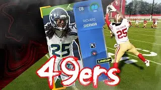 Legend Richard Sherman On The 49ers theme team madden 24 Gameplay
