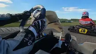 Dale Dooley Working Hard - 2024 CKRC Race #5 Final - Rotax Masters