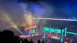 WWE Wrestlemania 37 &ldquo;Roman Reigns winning pyro &ldquo;