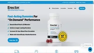 Erectin&reg; Gummies - Fast-Acting, Longer-Lasting Natural Male Enhancement