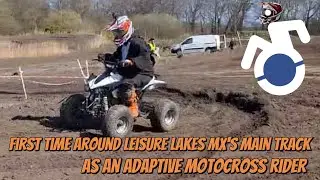 First time on leisure lakes mx's main track as an adaptive motocross rider | POV lap | main track