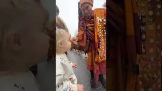 Monk Blessing a Child Before Surgery | Walk For Peace