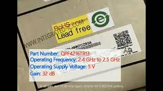 WIFI 6 Chip QPF4216TR13 QPF4216 2GHz WiFi 6 RF Front End Module LGA-24