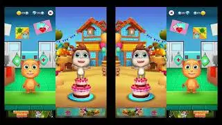 My Talking Cat Tommy Vs Virtual Pet Bob funny Cat | Android game 