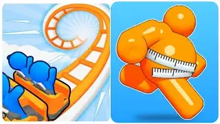 Max Level Gameplay Runner Coaster Vs Tall Man Run 3D
