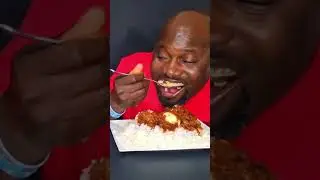 ASMR RICE AND STEW MUKBANG CHALLENGE