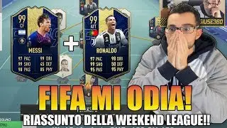 FIFA MI ODIA!! HO AFFRONTATO LA SQUADRA PIÙ FORTE DEL MONDO!! ! RIASSUNTO DELLA WEEKEND LEAGUE!