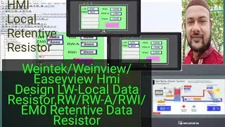 Weintek/Weinview/Easeyview Hmi Design LW-Local Data Resistor,RW/RW-A/RWI/EM0 Retentive Data Resistor