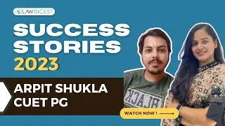 DU LLB | CUET PG Law 2024 | BHU Law 2024 | Arpit Shukla 251 CUET PG BHU Law