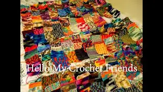 Laying Out My Patchwork Squares | Crochet