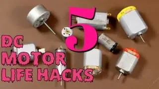 5 awesome DC motor life hacks | DC motor project | DC motor experiment | DC motor project for school