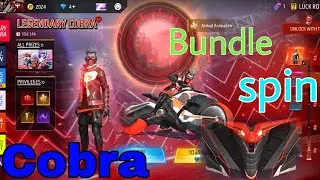 Cobra bundle and cobra gloo wall Cobra entry spin video subscribe me #viralvideo #freefire #cobra 👿👿