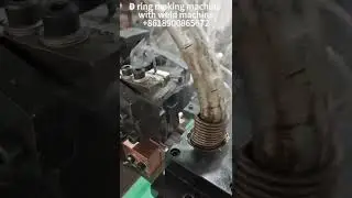D ring making machine with welding machine#Dringmakingmachine #bucklingmachine +8618900865672