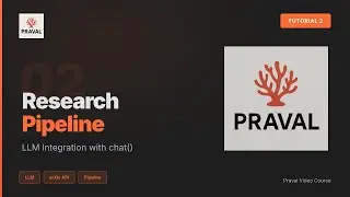 Praval Tutorial 2: Research Pipeline with LLM Integration