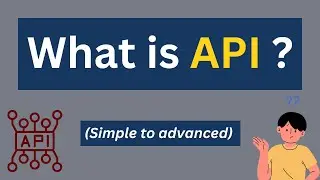 What is an API ? (Only video you need)