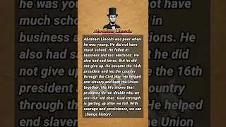 Never Give Up: Lincoln&rsquo;s Journey｜(A2)林肯的堅持之路 #LearnEnglish #EnglishShorts #HistoryInEnglish