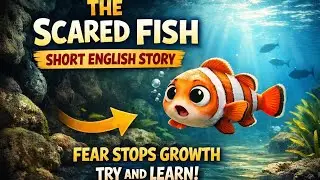 Scared Fish 🐟|Learn English through Stories|spoken english|learn English simply|