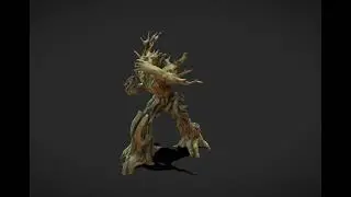 Fantasy creature Combat TreeMan02