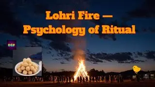 Lohri Fire &mdash; Psychology of Ritual 🎉🔥🔥🔥💫✨🐤