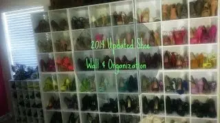 Updated Shoe Collection/Organization 2014 (Closet Office)