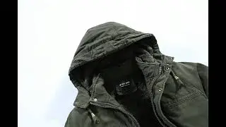 2021 New Winter Warm Parkas Jacket Men 100% Cotton