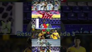 Resumen Jornada 3  #futbol #ligamx #futbolmexicano #tigres #rayados #toluca #chivas #america