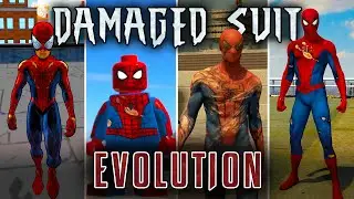 Evolution of Battle Damaged Suit in Spider-Man Games (2000 - 2023)