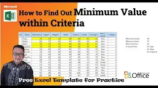 How to Find Out Minimum Value within Criteria