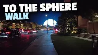 Las Vegas Strip Walk — Venetian To Sphere - 4K UHD