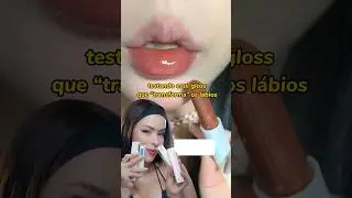 TESTEI O GLOSS VIRAL &ldquo;TRANSFORMA OS L&Aacute;BIOS&rdquo; da #Sheglam #lipplumper