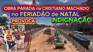 OBRA PARADA na CRISTIANO MACHADO no FERIAD&Atilde;O de NATAL PROVOCA INDIGNA&Ccedil;&Atilde;O @simdadania #deus&eacute;fiel 