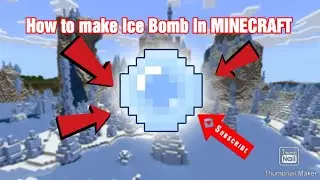 How To Make Ice Bomb In Minecraft