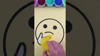 sand pictures/ creative diy sand painting emoji -/colors/sand art/