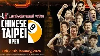 2026 UNIVERSAL 4TH CHINESE TAIPEI OPEN//AJ MANAS VS JEFREY PRIETO//HIGHLIGHTS//